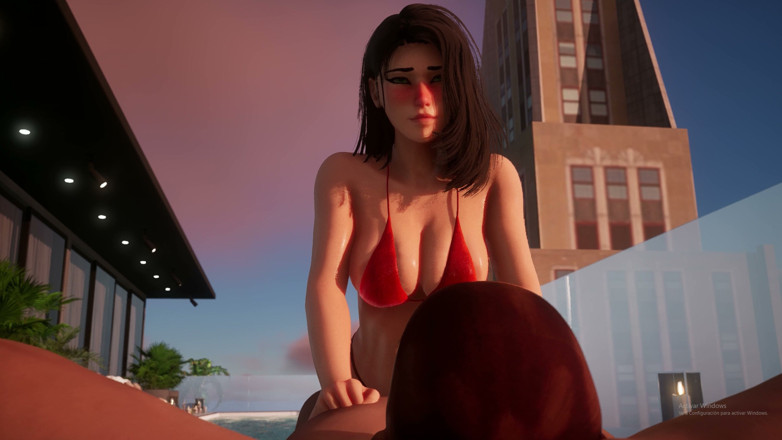 Hentaigamer18: Rooftop Hard Fuck