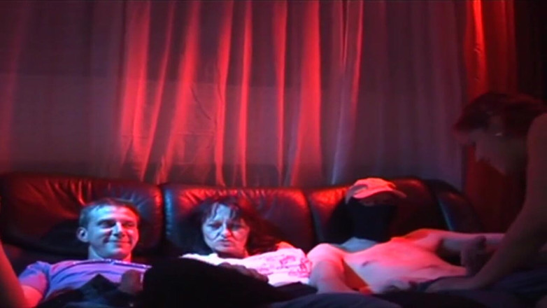 Family Fuckers: Brunette Babe Stretched Wide in Wild Gangbang Orgy