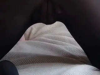 MooneySweety: Horny Girl in Sexy Black Pantyhose Plays with Her Sweet...