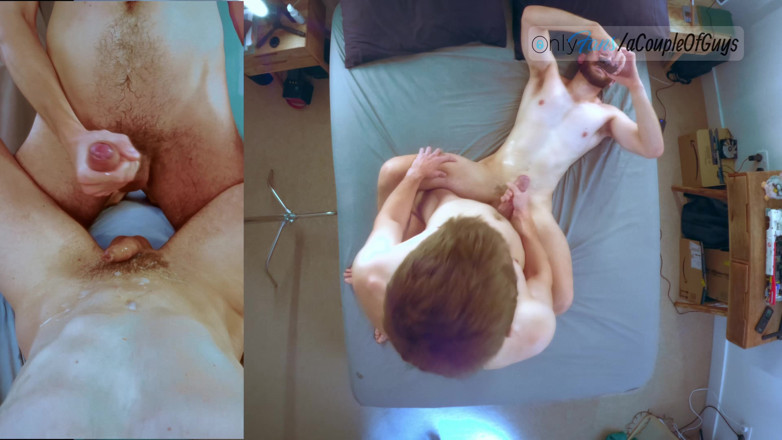 coupleofguys: Young Couple's Raw Passionate Lovemaking Double Cumshot Monster Uncut Cock