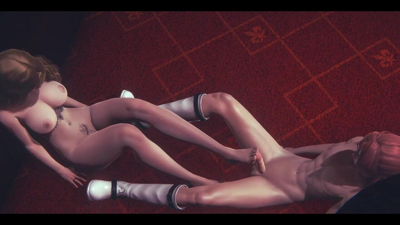 HentaiTubes: Hentai necenzurat 3D - Hermi Footjob și 69 - porno japonez cu jocuri anime asiatice...