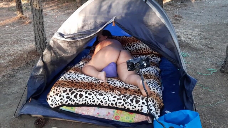Riderqueen: Outdoor's hairy pussy BBW