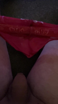 Wanking in My Wife’s Knickers and Tights. I Love How They Feel on Me