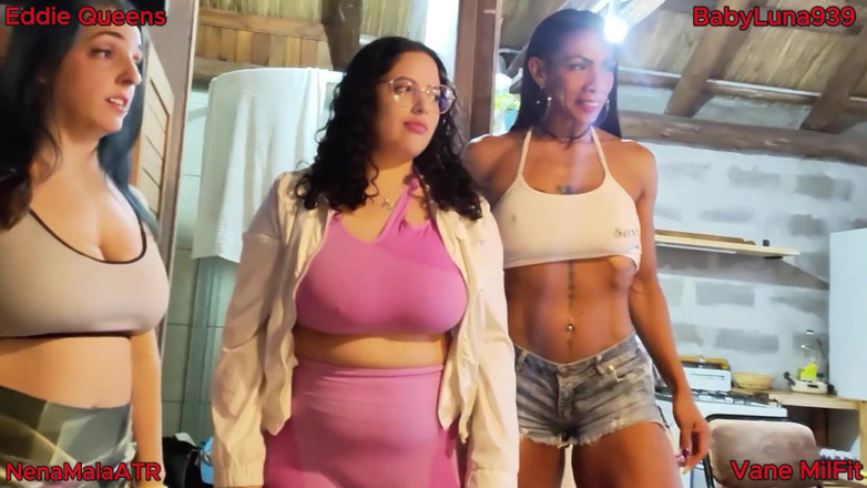 Eddie Queens: Tiga teman menghukumku bareng-bareng - diikat, digoda &amp; dipake bagian 2