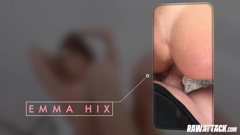 Raw Attack: Emma Hix receives a double creampie in split POV