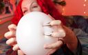 Arya Grander: Asmr balões de ar com pés vídeo