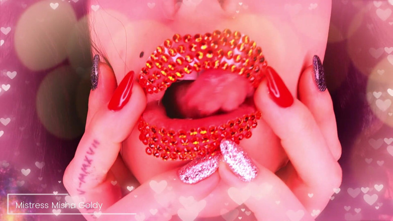 Goddess Misha Goldy: Sembah bibir kripsi saya! Joi