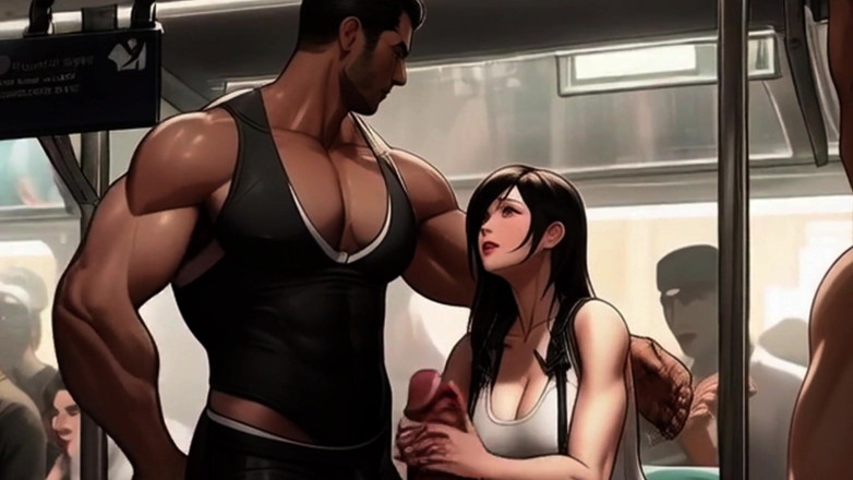 Spicy Toons: Tifa Mengambil Kereta Api 1