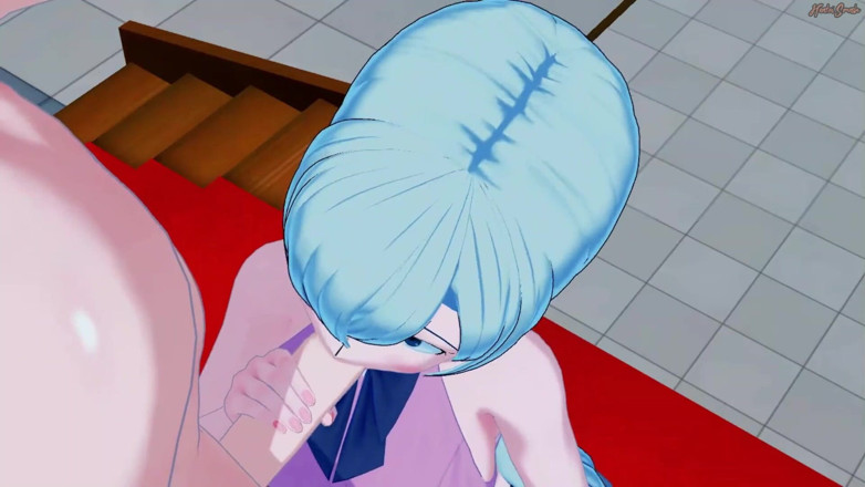 Hentai Smash: Elizabeth Liones follada en primer plano en una iglesia, semen...