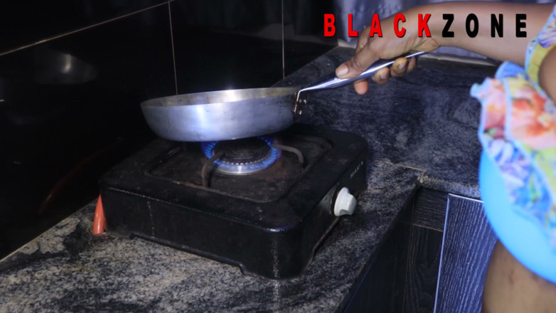 Blackzone Films: Sexy Wife Caught Cooking in Bra &amp; Panties Gets a Passionate...