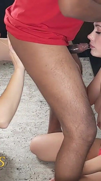Sky Pierce & Maisey Monroe: 2 awek blonde Kanada Snowbunny Baddies Mengejutkan Xmas Penyembahan besar