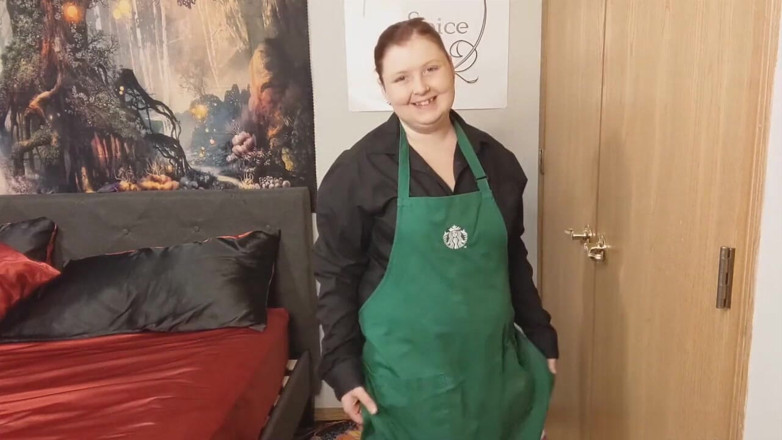 Sin Spice by Sophia Sinclair and Jasper Spice: Starbucks apron striptease