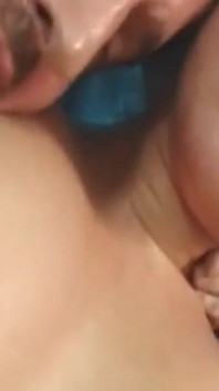 Skinny Blonde Fingers Dripping Pussy Before Sloppy Cock Ride