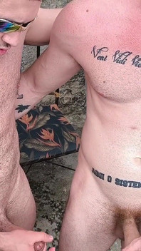 Victor Ferraz and Carmona in a Hot Brotherhood