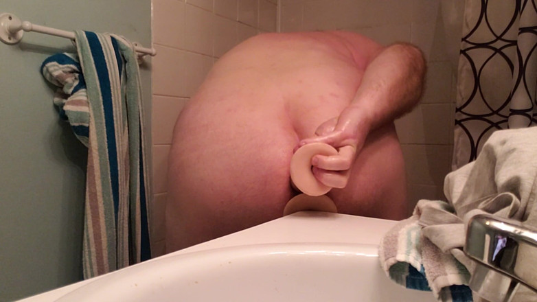 Charlieboy69: Anale Dubbele penetratie 8 en 7 inch koning pik dildo