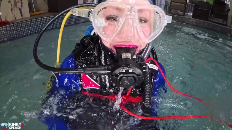 UKCuteGirl Lucy Lauren: Underwater Bondage in Scuba Tied Tight &amp; Dragged Through Water