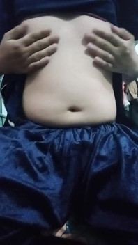 Indian Gay Crossdresser Gaurisissy Feeling Horny in Blue Salwar Kurta