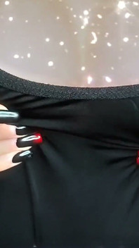 Latina Gets New Year's Cumshot on Panties