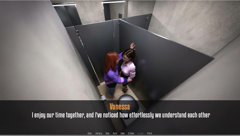 XXX Games Bunk: Anita's Internship - Gameplay - Roleplay - Lesbian Petite Teens Make Out in...