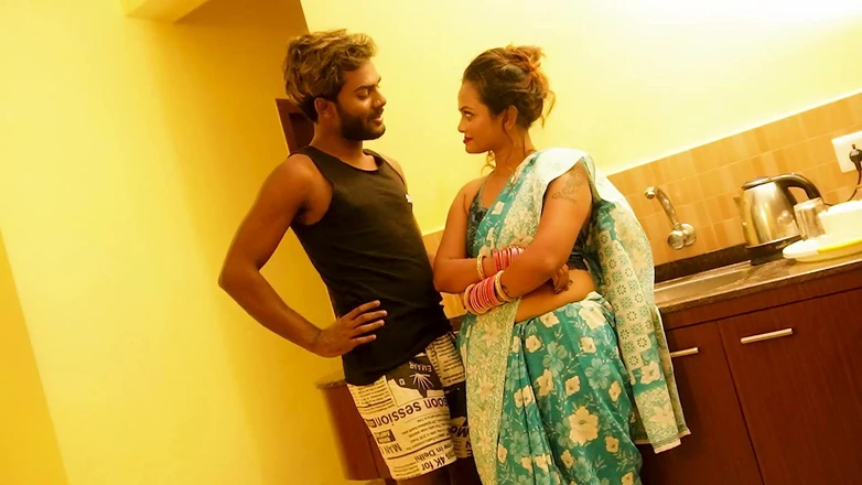 Xtramood: Sexy dirty bhabi fucking with her deborji in kitchen room