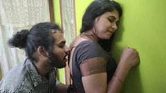 Vaigavarun45: Vaishnavy Ass Lick v Sárí od Sharun Raj, Mallu Pár...