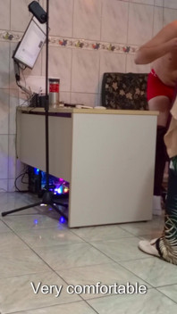 The Female Boss Asked the Employee to Get Naked and Sucked His Ass - Rimming.
