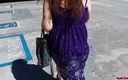 SexySir Productions: Анальное соблазняние в фиолетовом солнечном платье