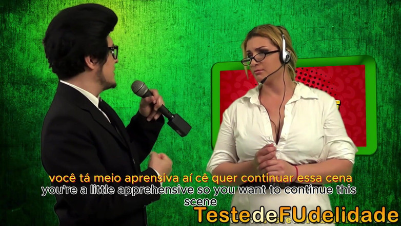 Teste de Fudelidade: 她辞职去和那个性感的棕发女孩上床了