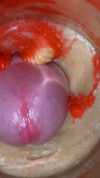 Camera Deep Inside Tight Pussy Captures Huge Cum Explosion 4K