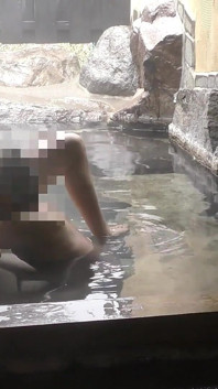 Mature Couple at Hot Spring Inn, Outdoor Cunnilingus, Blowjob