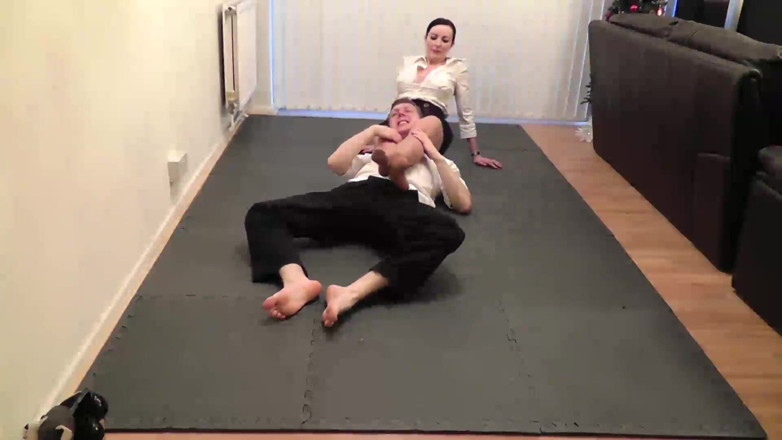 Real Sessions Filmed Miss Jessica Wood: Office wrestle - คลิปเต็ม - ขนาด 1920 x 1080