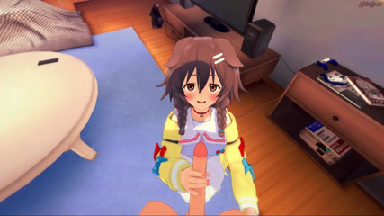 Hentai Smash: Vtuber Inugami Korone wird doggystyle aus deinem POV gefickt, schluckt...