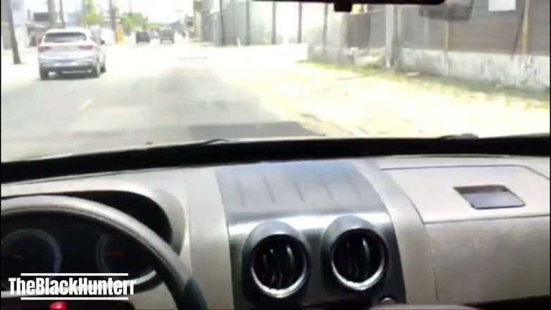 TheBlacKHunterr: Security Guard Orders Uber and Pays with Blowjob Video 1
