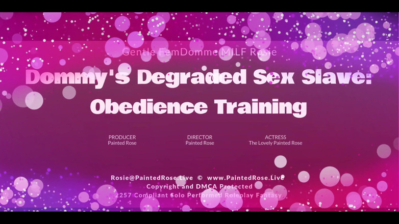 PaintedRose Taboo Femdom Fetish MILF: Dommy's Degraded Sex Slave
