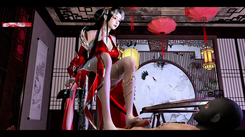 X Hentai: Soubory bohyně Září: Animovaná kráska čeká - 3D animace Hentai