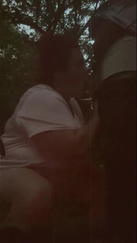 BBW Blowjob Outdoors