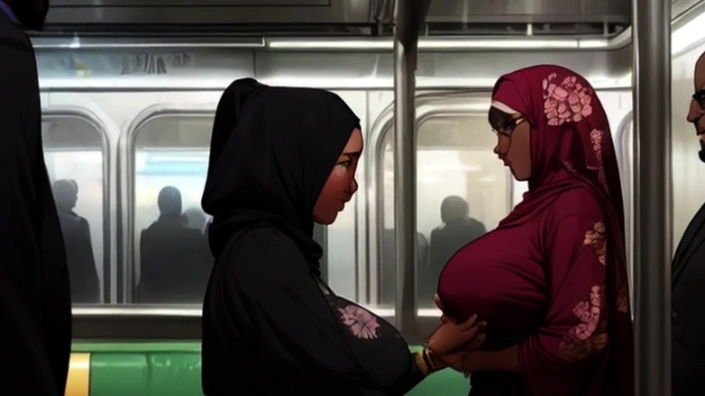 Spicy Toons: Somalijskie dziewczyny są zmuszone przez Allaha do kultu czarnego kutasa...