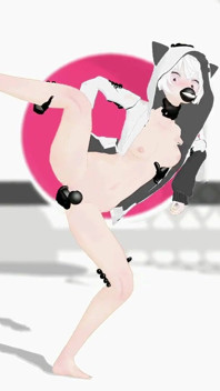 Azumaim Loki Hentai Mmd 3D bílé barvy na vlasy Edit Smixix