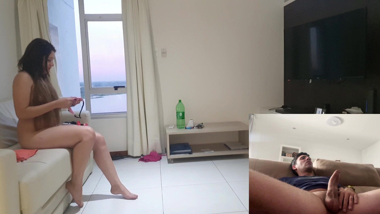 Latinascachondas: Ateşli çift video görüşmesi