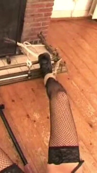 Romantic Dildotreatement at the Fireplace
