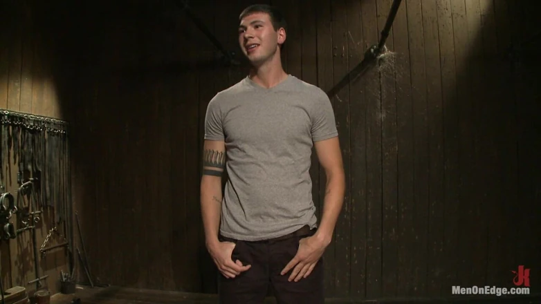 Men on Edge: 9 Inch Cock Edged in Metal Bondage