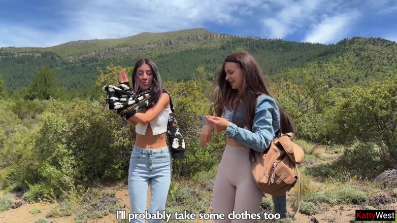 Katty West studio: Naked Girls Took Pictures of Their Pussies in Nature and...