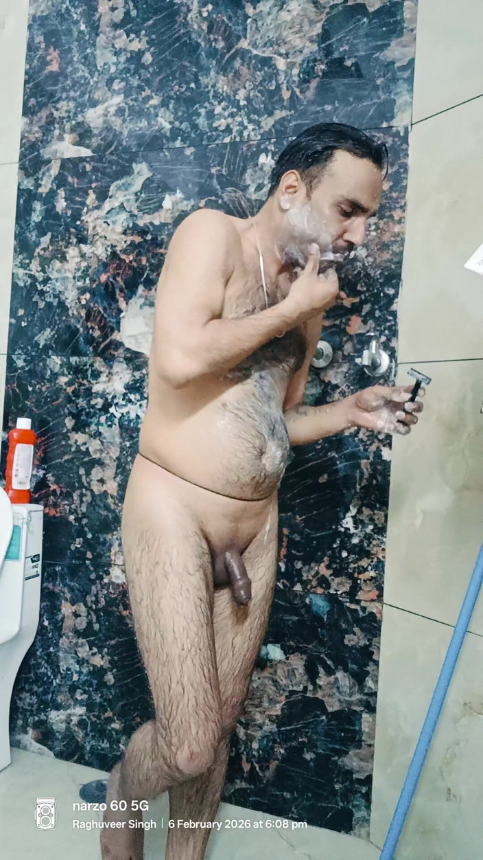 Rajasthani-old-lover: Indische politieagent legerman Desi man stiefvader