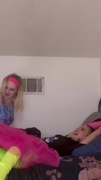 Zara & Ayla's Sultry '80s Fantasy 4K POV Ecstatic Bondage Play Awaits!