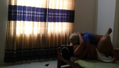 Aria Mia: Knulla mig när jag fixade gardiner i fönstret