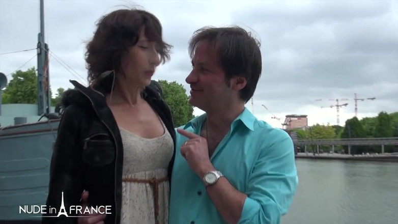 Nude in France: Casting in the street of a pretty brunette getting hard...