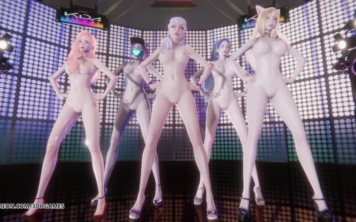3D-Hentai Games: [mmd] Exid - up &amp; Down Ahri Akali Kaisa Evelynn Seraphine Hot...