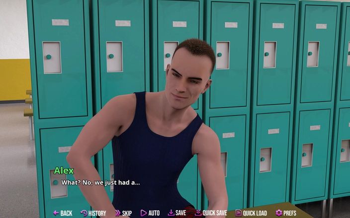 3D cartoon porn: College kings 91 - kilat sama chloe di ruang ganti