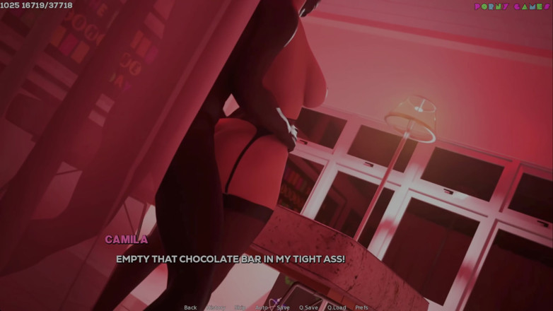 Porny Games: Тени желания от Shamandev - беременная подруга занимается групповом сексом с несколькими большими черными членами 66