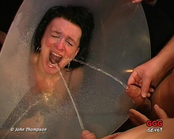 GGG John Thompson OLD STYLE: Ggg John Thompson, Men in a Circle Piss in Her...